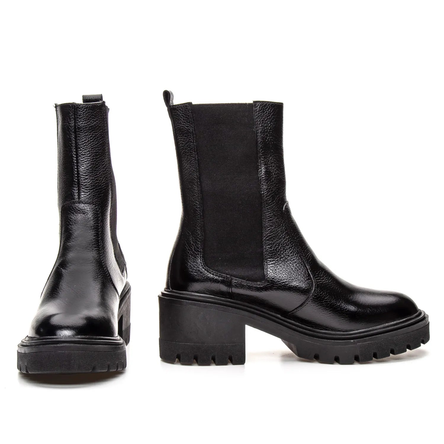 Bota Valora Chelsea Feminina Cano Médio Preta - 3751