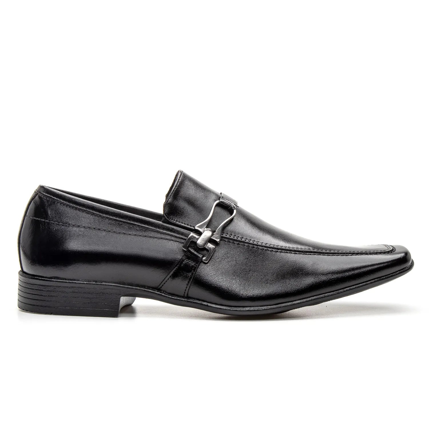 Sapato Social Vanguarda Preto com Fivela - 4603