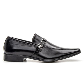 Sapato Social Vanguarda Preto com Fivela - 4603