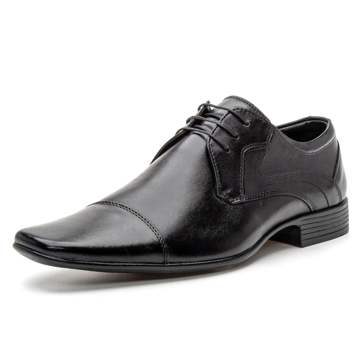 Sapato Social com Cadarço Vanguarda Preto - 4604