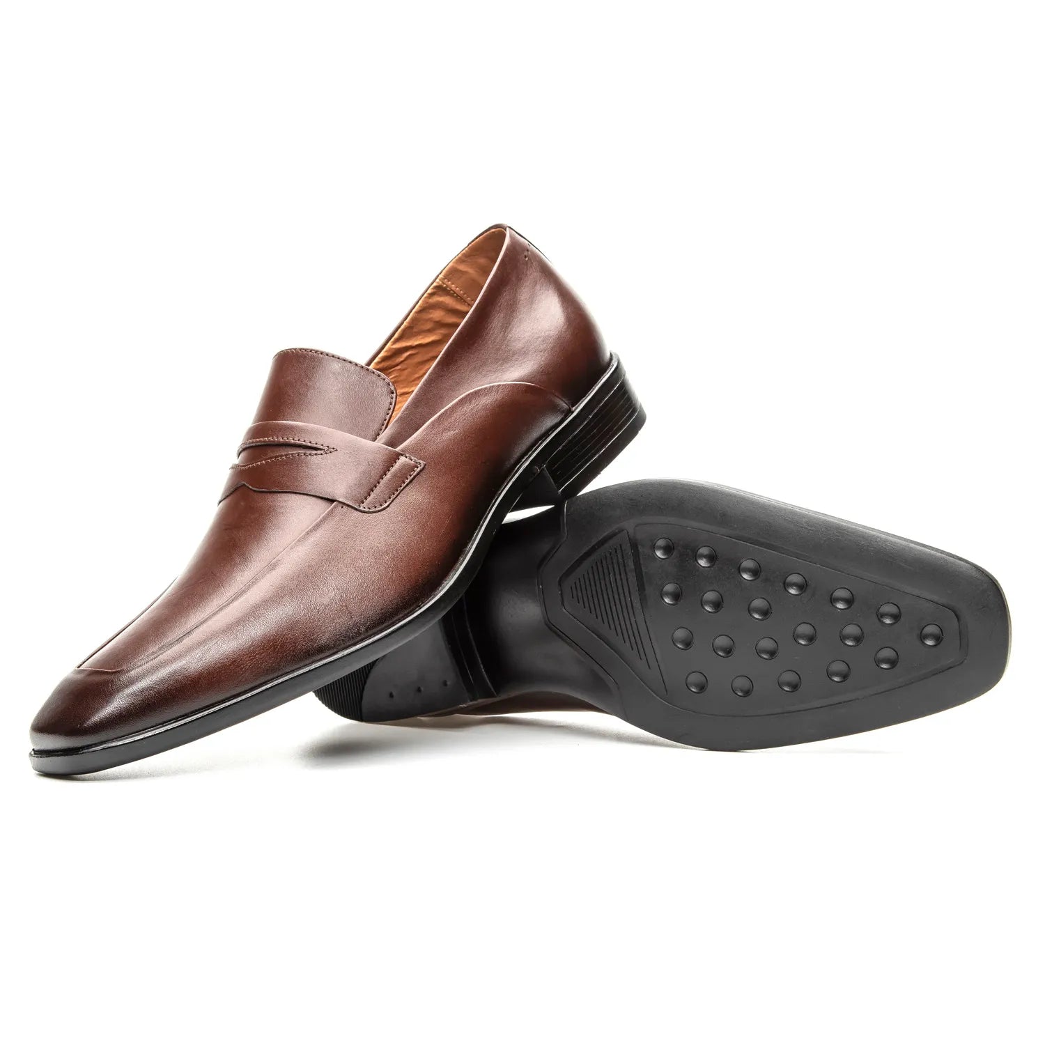 loafer masculino social marrom
