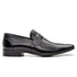 loafer masculino de couro preto vanguarda