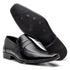mocassim loafer de couro preto