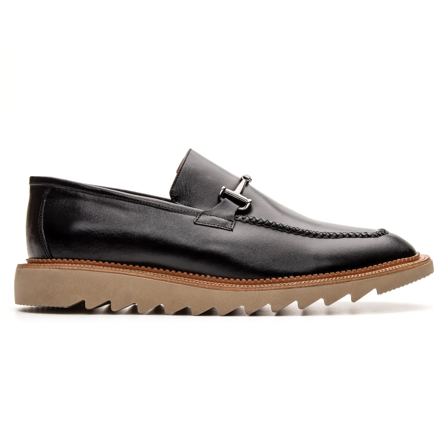 mocassim loafer masculino preto