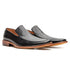 mocassim masculino preto visão de frente