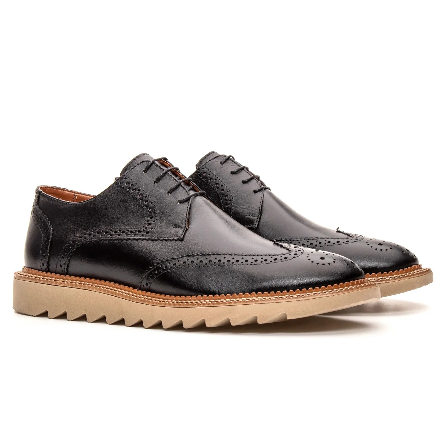 sapato derby masculino preto
