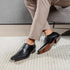 homem usando sapato social oxford