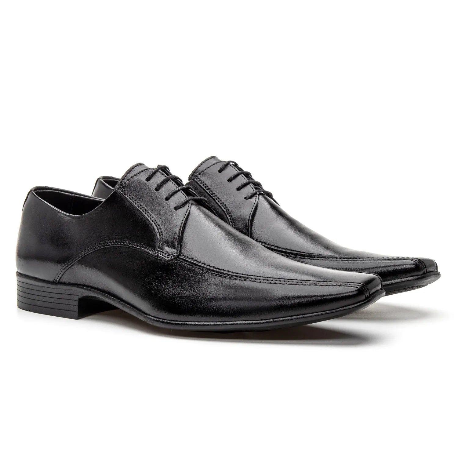 sapato social de couro preto