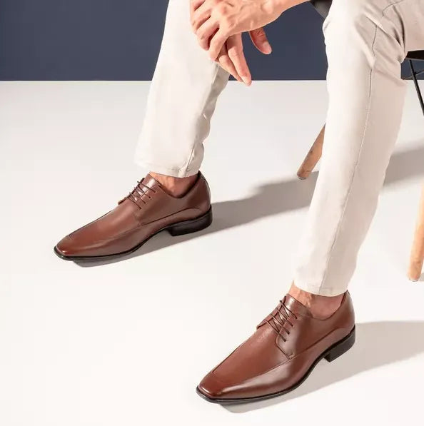 sapato social de couro masculino