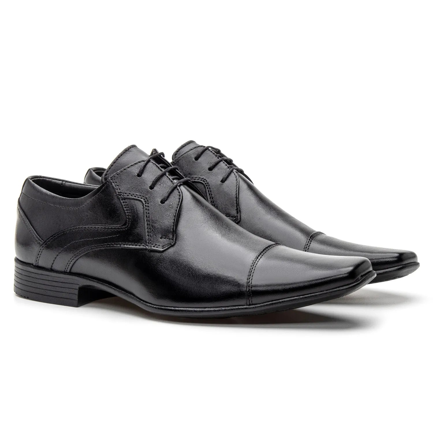 sapato social masculino couro preto
