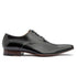 visão de lado sapato oxford masculino preto